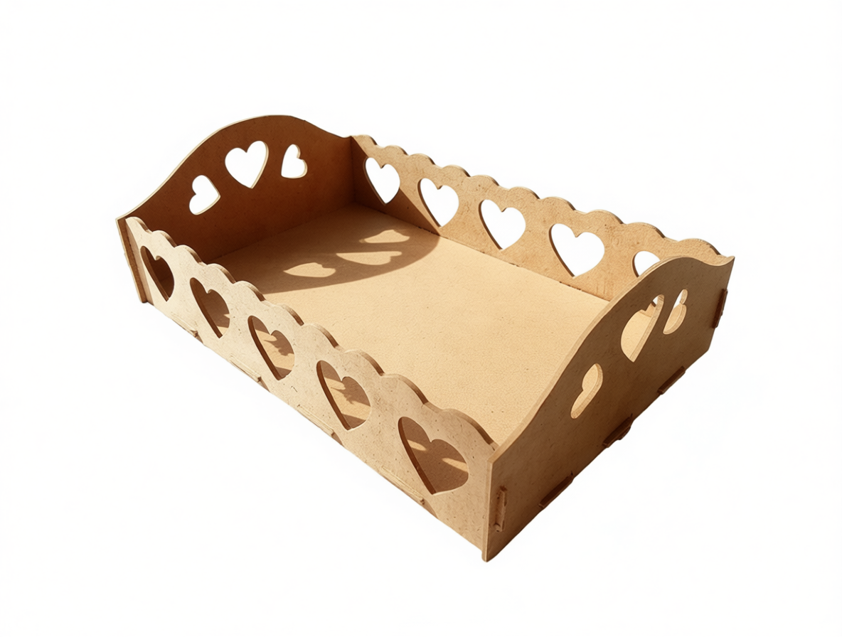 Bandeja Corazón en MDF – Decorativa y Multifuncional