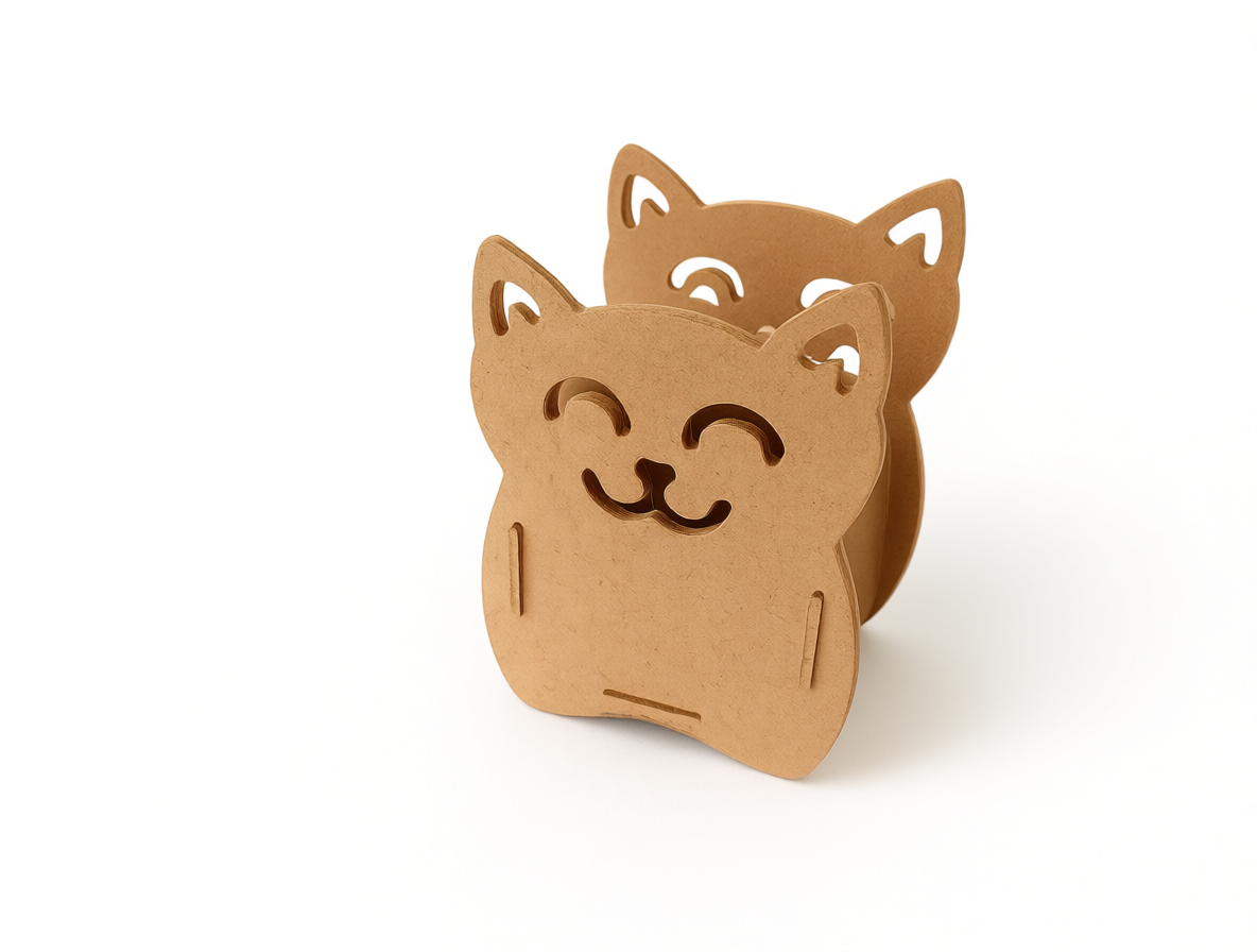 Portalapices Gatico e MDF